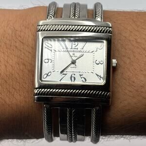 Silver Premier Design Cuff Watch